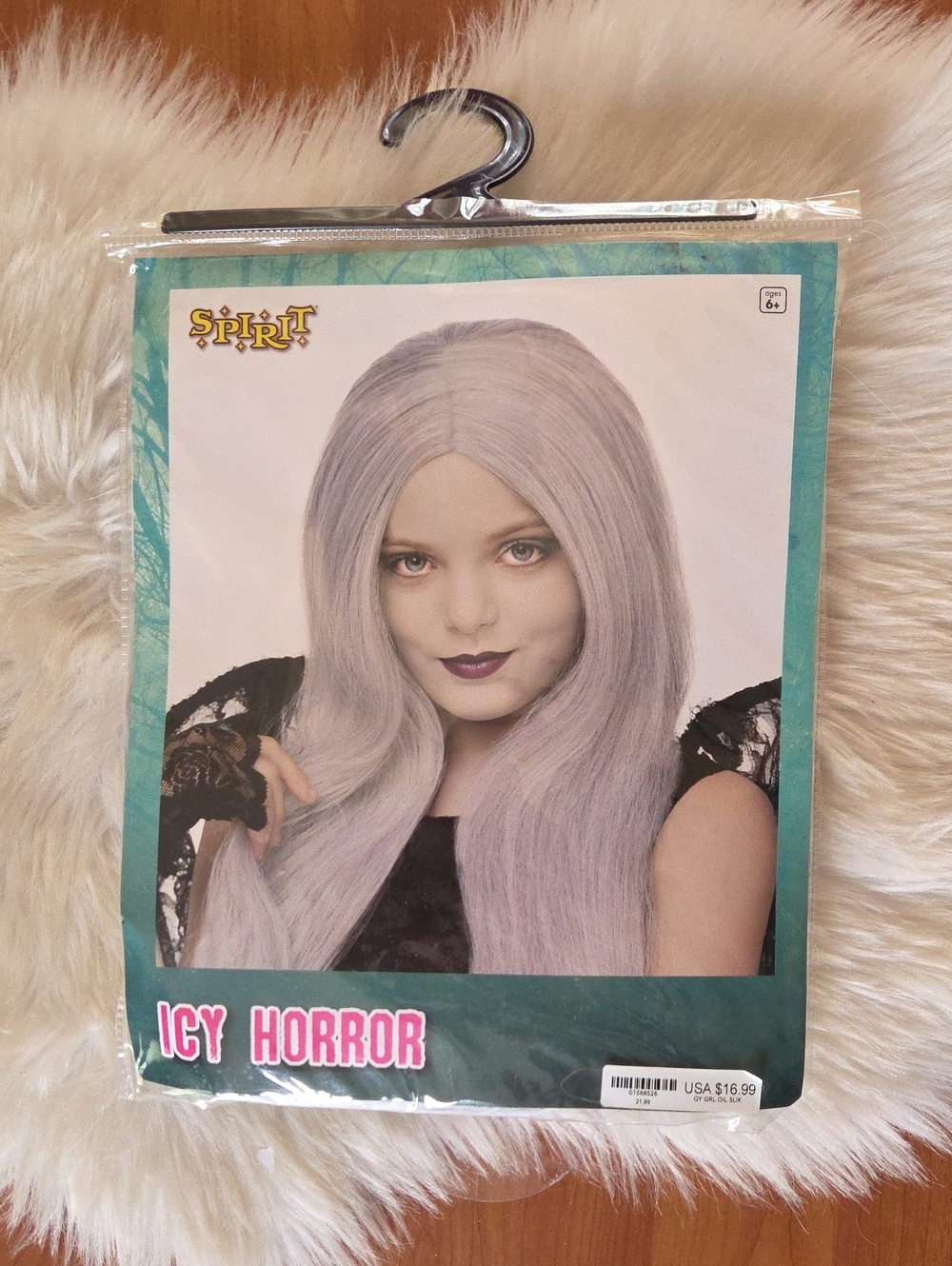 Spirit Halloween Icy Horror Long Silver-Gray Wig